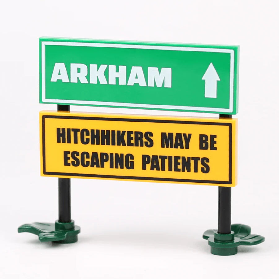 Asylum Road Sign - OM