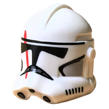 Clone Helmet, Red Scar - GCC