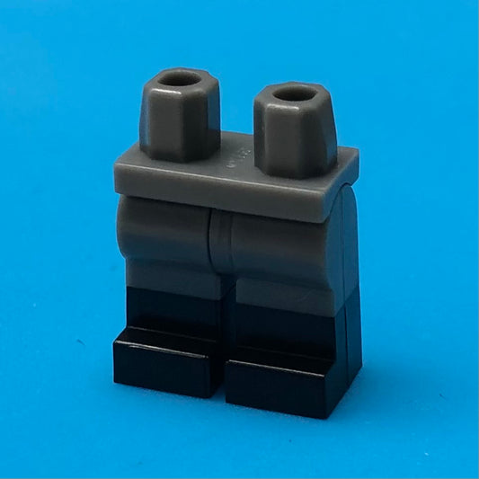 Legs, gray and black - LEGO