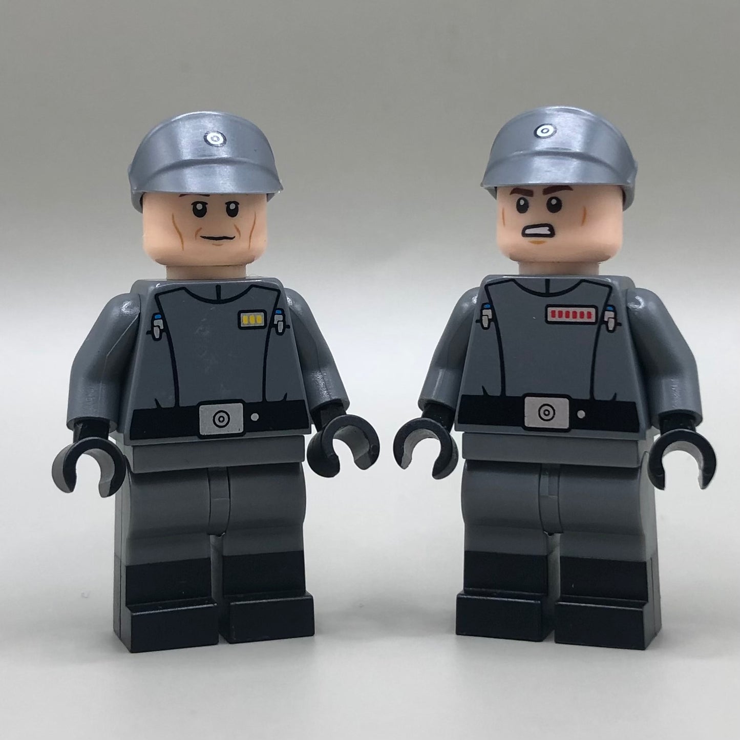 Legs, gray and black - LEGO