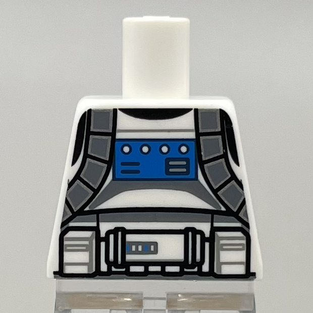 Clone Torso, 501st w/ Backpack Straps - PTW