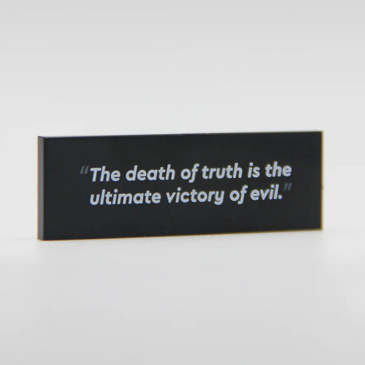 Affluent Activist Quote Placard - RC